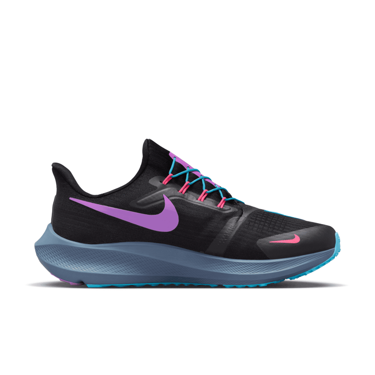 Nike Air Zoom Pegasus 39 FlyEase SE 'Black Baltic Blue' (W) Angle 1
