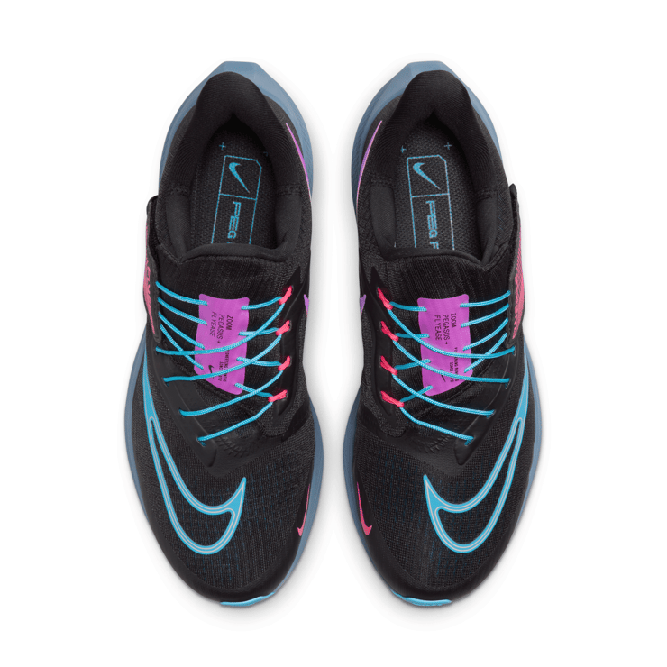 Nike Air Zoom Pegasus 39 FlyEase SE 'Black Baltic Blue' (W) Angle 2