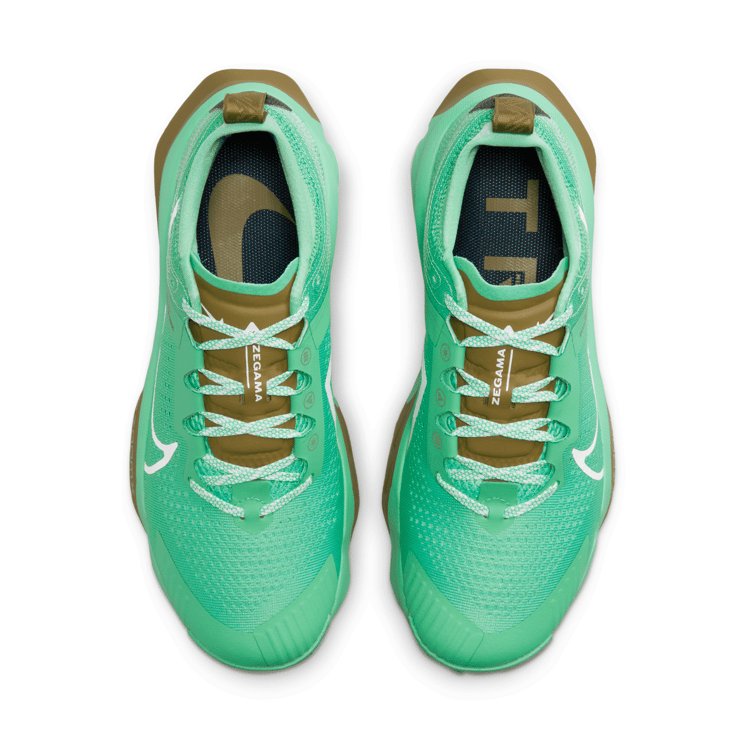 Nike ZoomX Zegama 'Spring Green Olive Flak' Angle 2