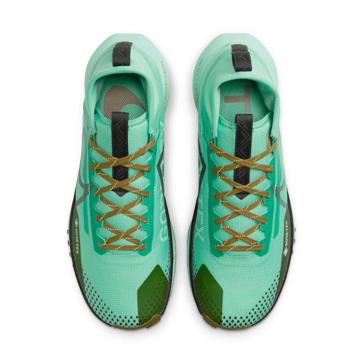 Nike React Pegasus Trail 4 GORE-TEX 'Spring Green Olive' Angle 2