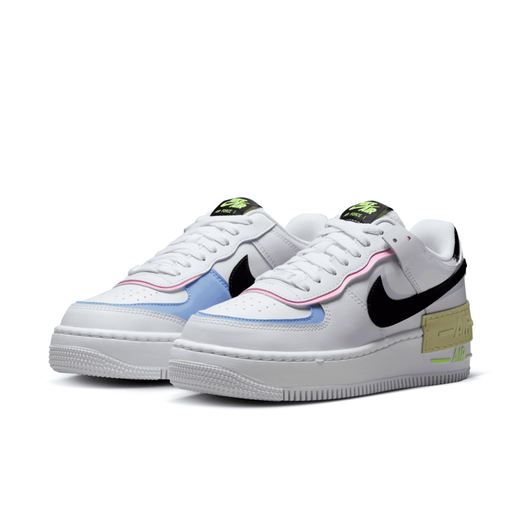 Nike Air Force 1 Shadow 'White Black Pastel' (W) Angle 3