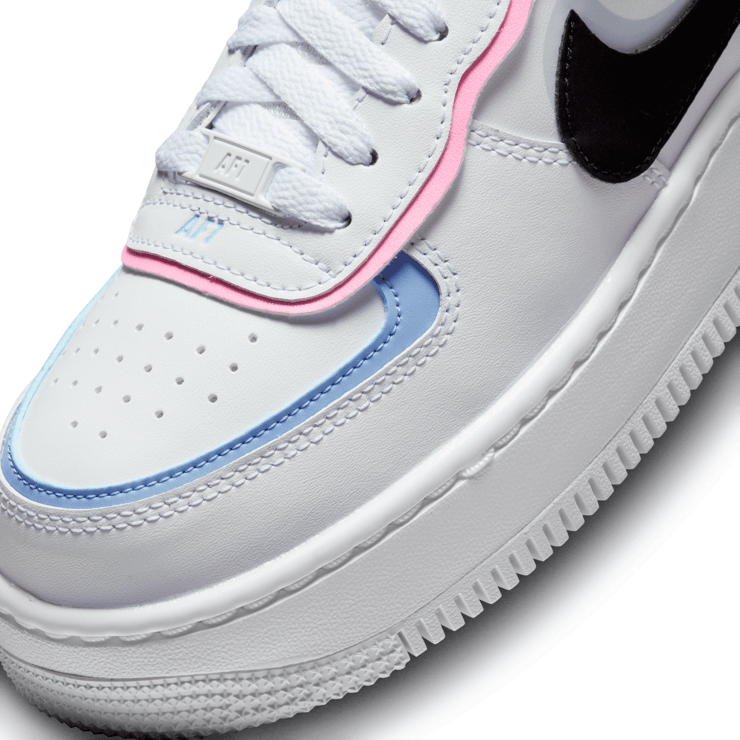 Nike Air Force 1 Shadow 'White Black Pastel' (W) Angle 5