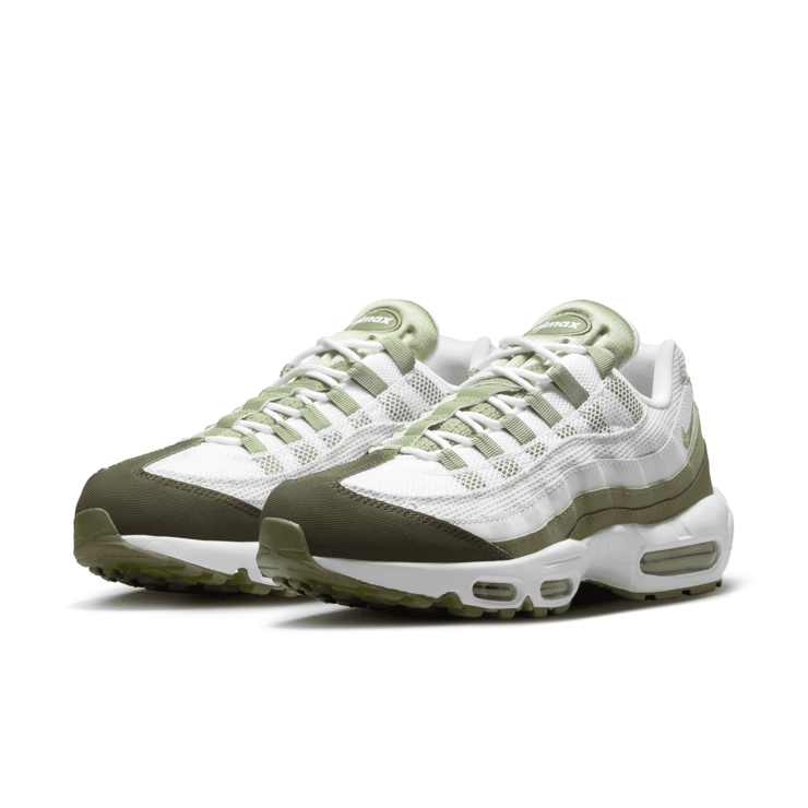 Nike Air Max 95 'White Oil Green' Angle 3