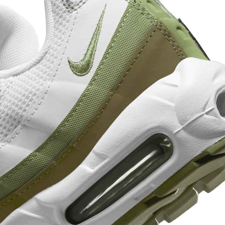 Nike Air Max 95 'White Oil Green' Angle 6