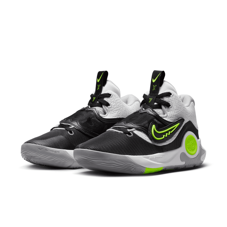 Nike KD Trey 5 X 'White Black Volt' Angle 3