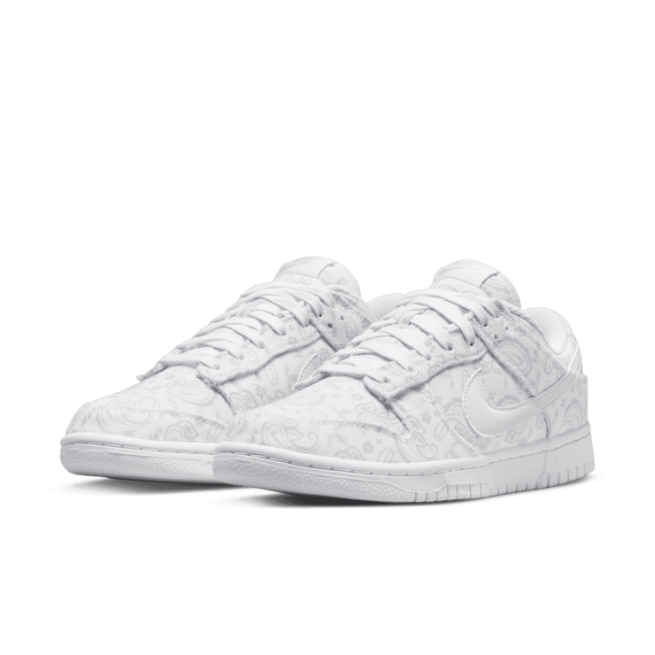 Nike Dunk Low White Paisley (W) Angle 2