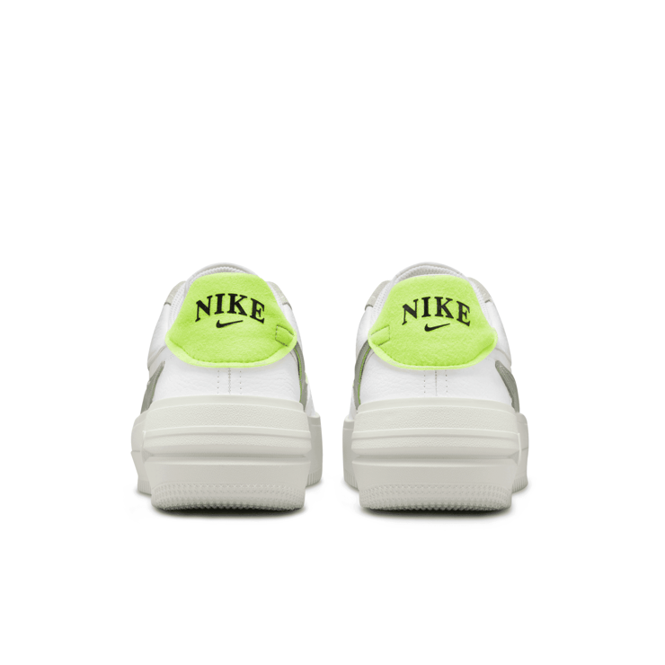 Nike Air Force 1 PLT.AF.ORM 'White Oil Green' (W) Angle 4