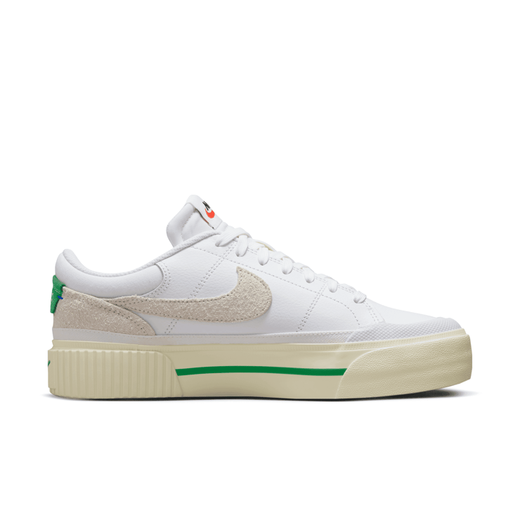 Nike Court Legacy Lift 'White Stadium Green' (W) Angle 1