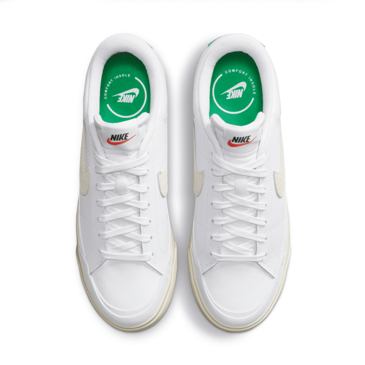 Nike Court Legacy Lift 'White Stadium Green' (W) Angle 2