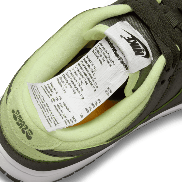 Nike Dunk Low Avocado (W) Angle 6