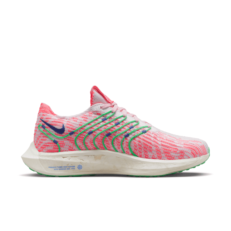 Nike Pegasus Turbo Next Nature 'Hot Punch Electric Algae' (W) Angle 1