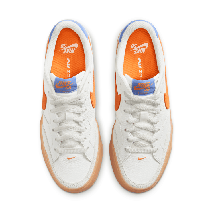Nike SB Zoom Pogo Plus Premium SB 'White Mandarin Gum' Angle 2