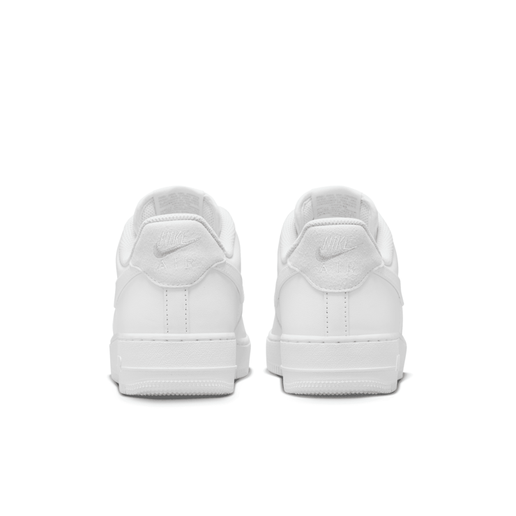 Nike Air Force 1 '07 LV8 'White Metallic Silver' Angle 4
