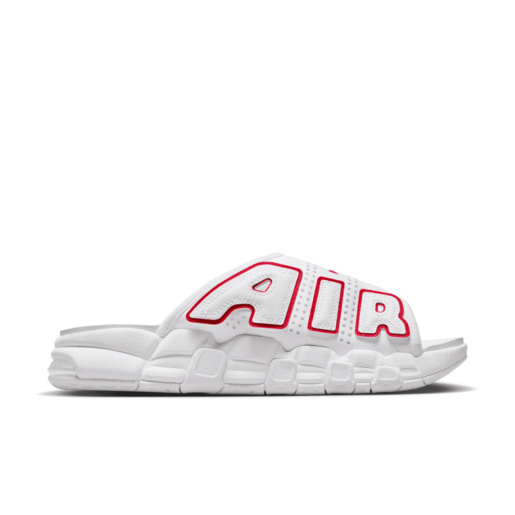 Nike Air More Uptempo Slide 'White University Red' Angle 2