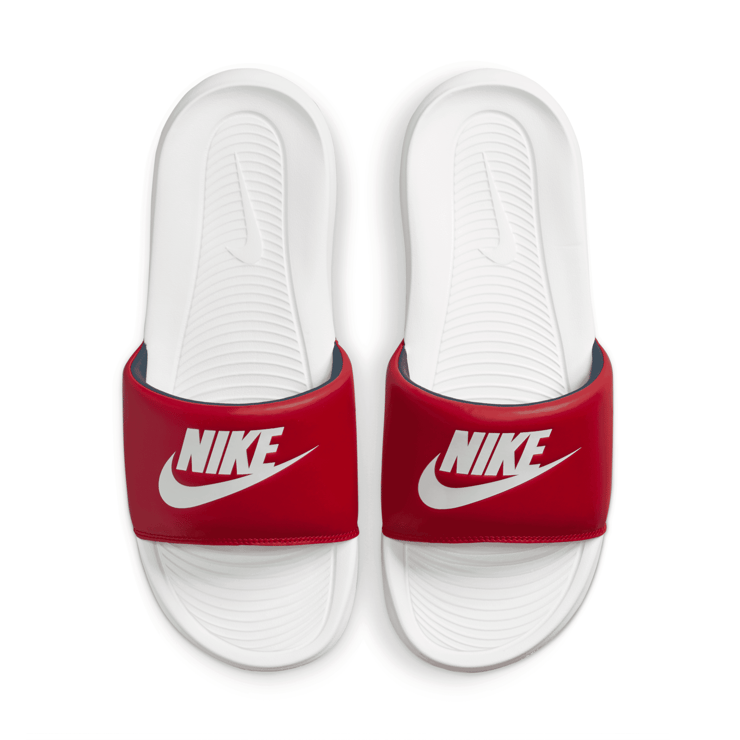 Nike Victori One Slide 'Gym Red White' Angle 3