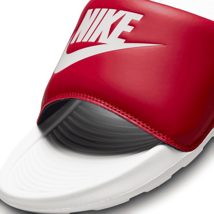 Nike Victori One Slide 'Gym Red White' Angle 4