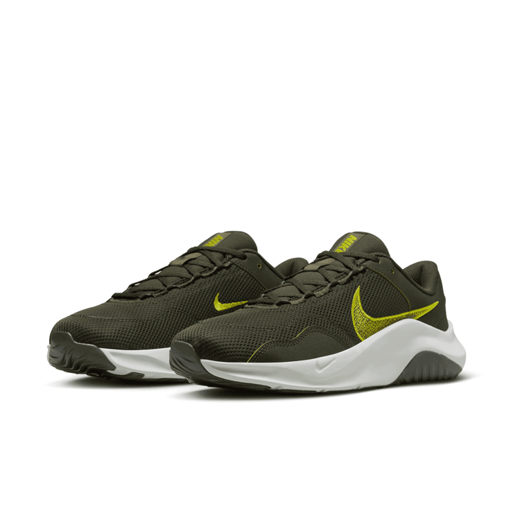 Nike Legend Essential 3 Next Nature 'Sequoia High Voltage' Angle 3