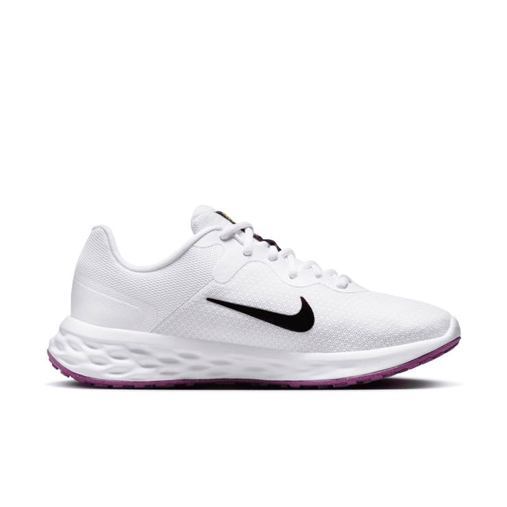 Nike Revolution 6 Wide 'White Vivid Purple' (W) Angle 1