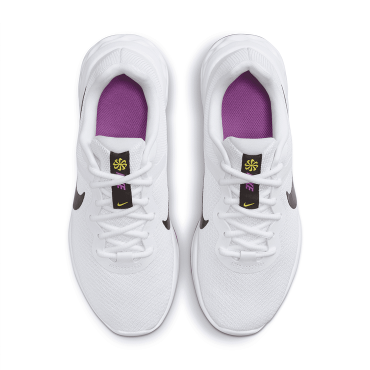 Nike Revolution 6 Wide 'White Vivid Purple' (W) Angle 2