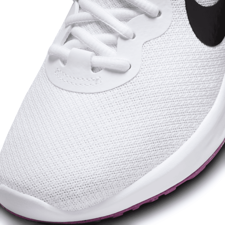 Nike Revolution 6 Wide 'White Vivid Purple' (W) Angle 5
