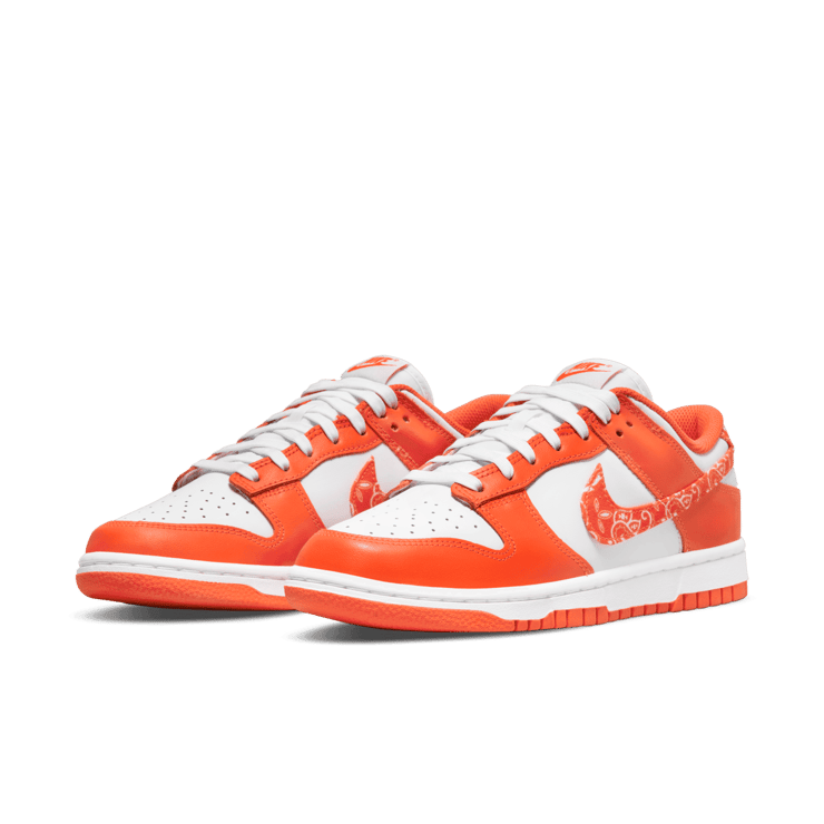 Nike Dunk Low Essential Paisley Orange (W) Angle 2