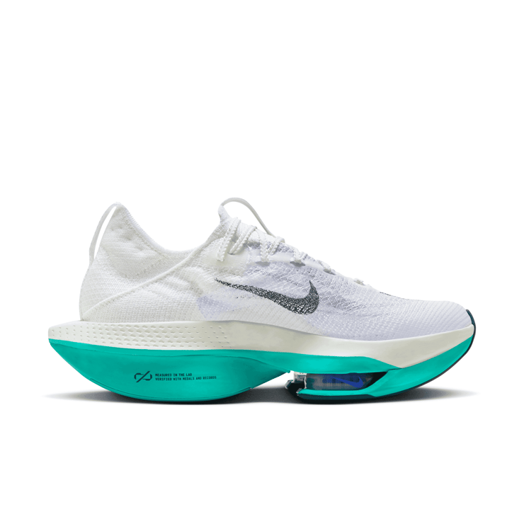 Nike Air Zoom Alphafly Next% 2 White Clear Jade Angle 1