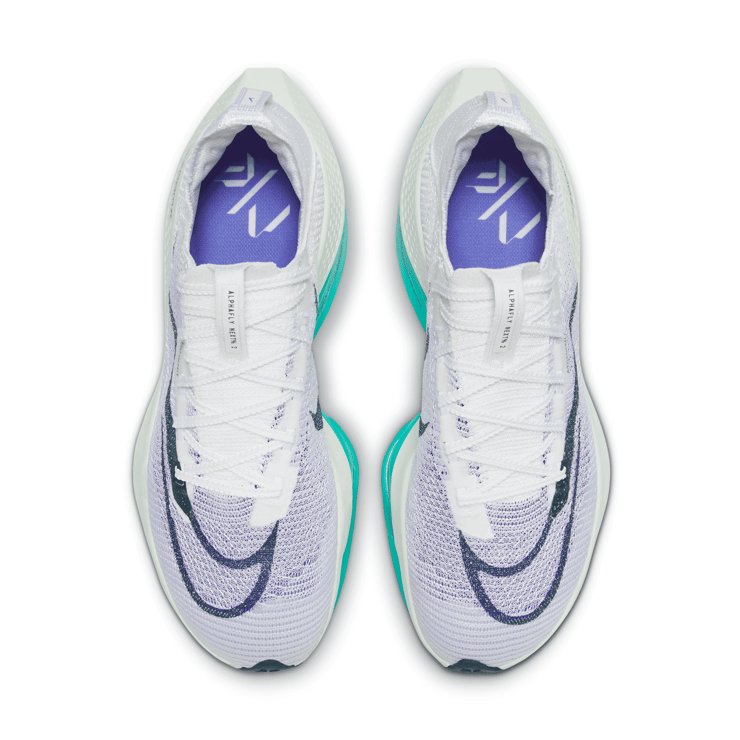 Nike Air Zoom Alphafly Next% 2 White Clear Jade Angle 2