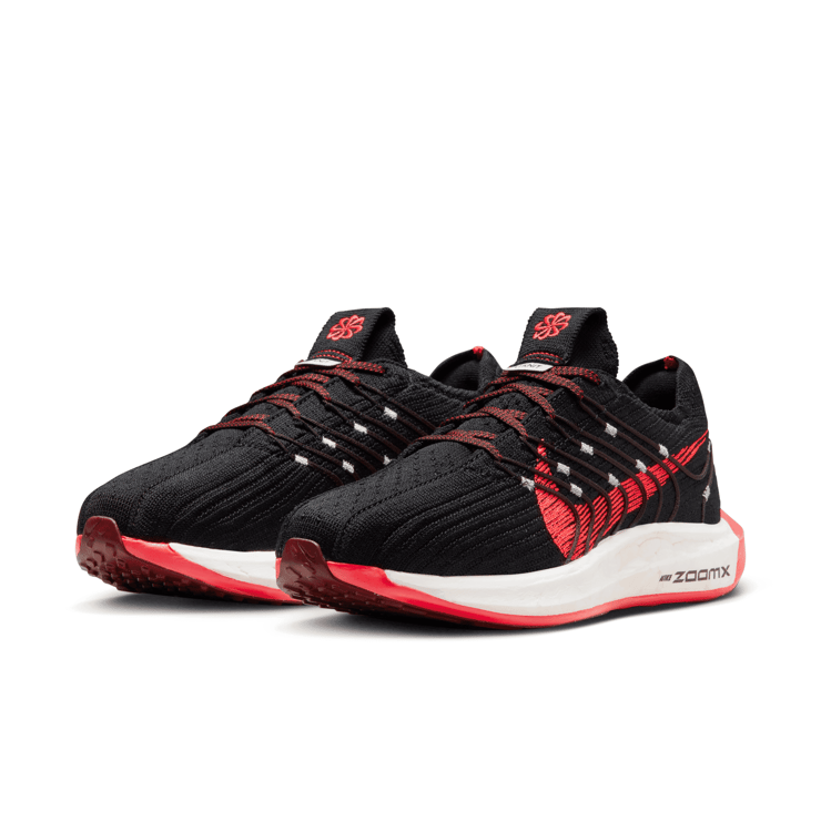 Nike Zoom Pegasus Turbo 'Black Bright Crimson' Angle 3