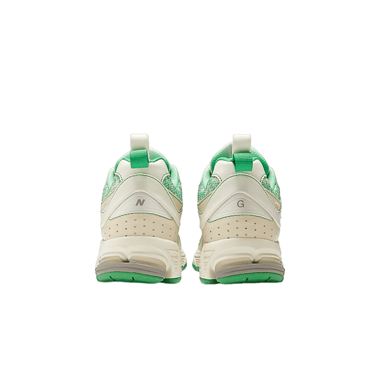 New Balance 2002R GANNI Cream Green Angle 4