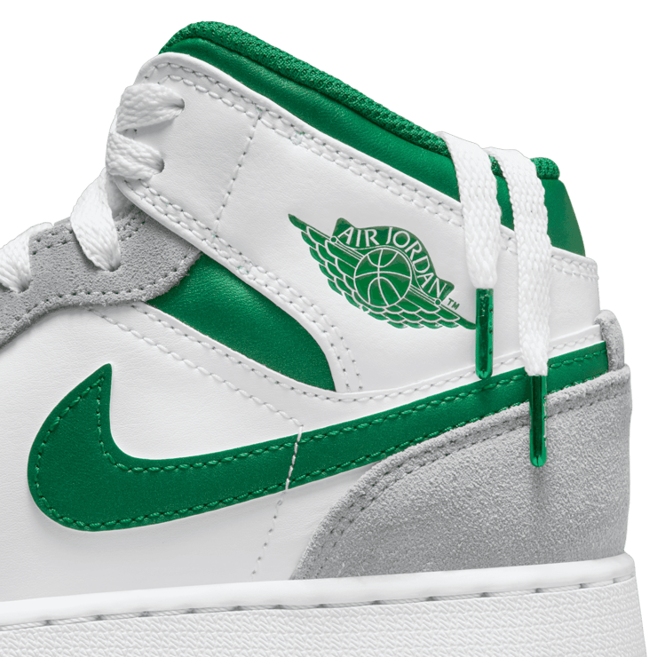 Jordan 1 Mid SE White Pine Green Smoke Grey (GS) Angle 6