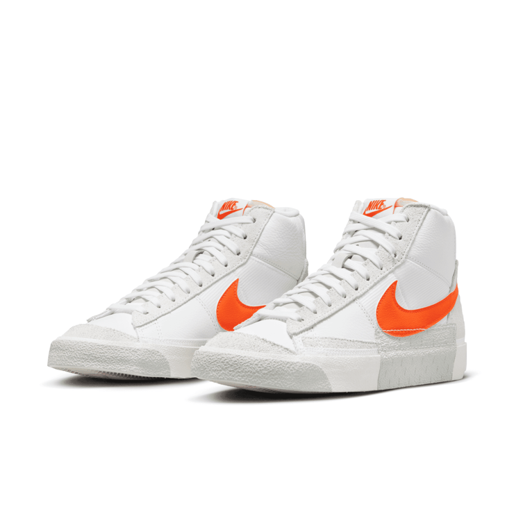 Nike Blazer Mid '77 Pro Club 'Remastered - White Safety Orange' Angle 3