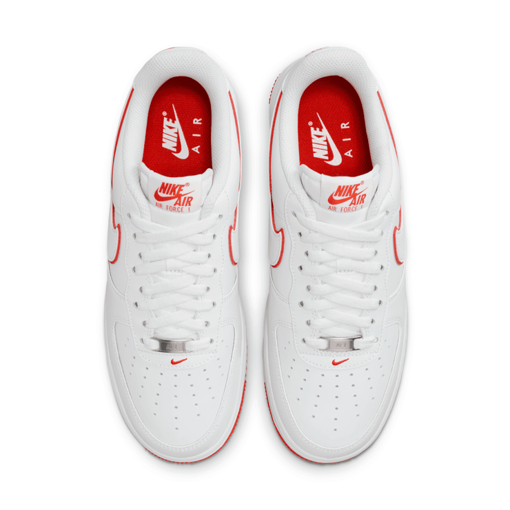 Nike Air Force 1 '07 'White Picante Red' Angle 2