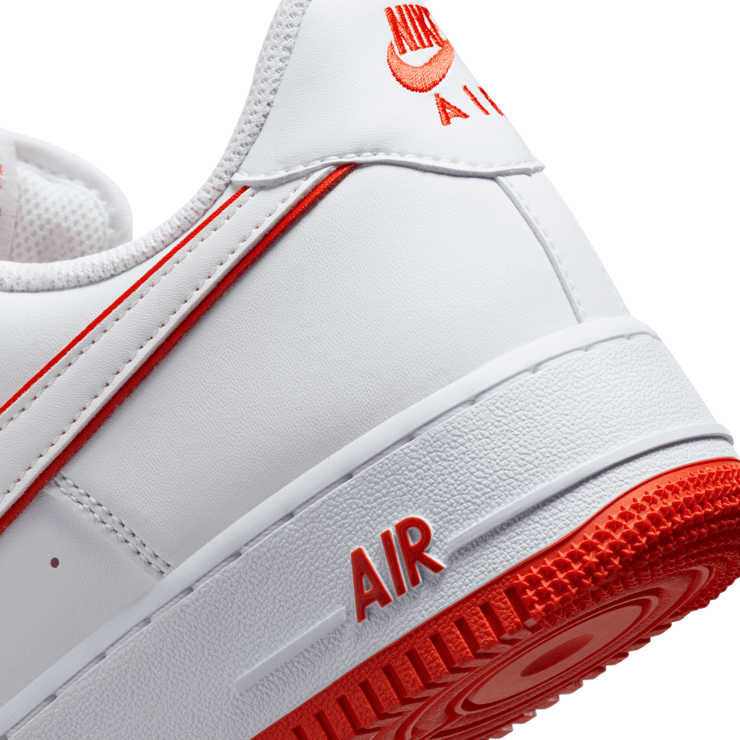 Nike Air Force 1 '07 'White Picante Red' Angle 6