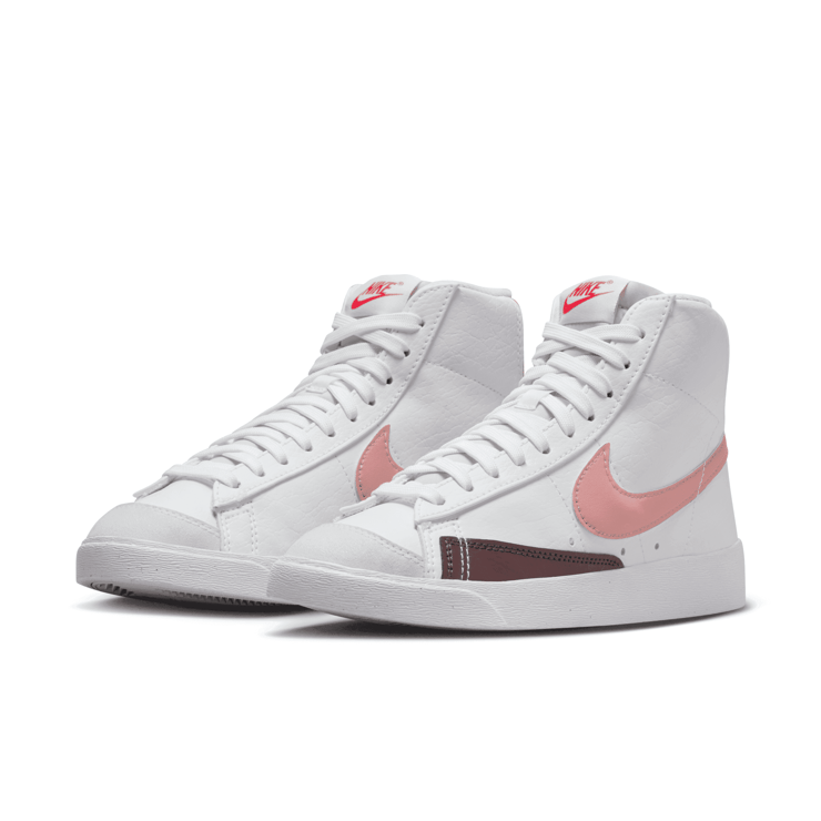 Nike Blazer Mid '77 Next Nature 'White Red Stardust' (W) Angle 3