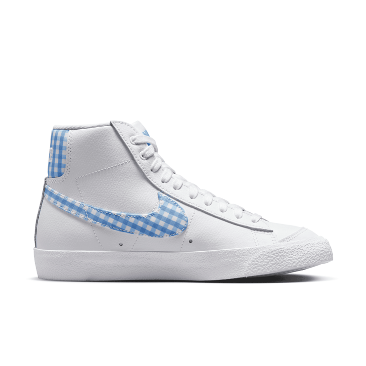 Nike Blazer Mid '77 'University Blue Gingham' (W) Angle 1