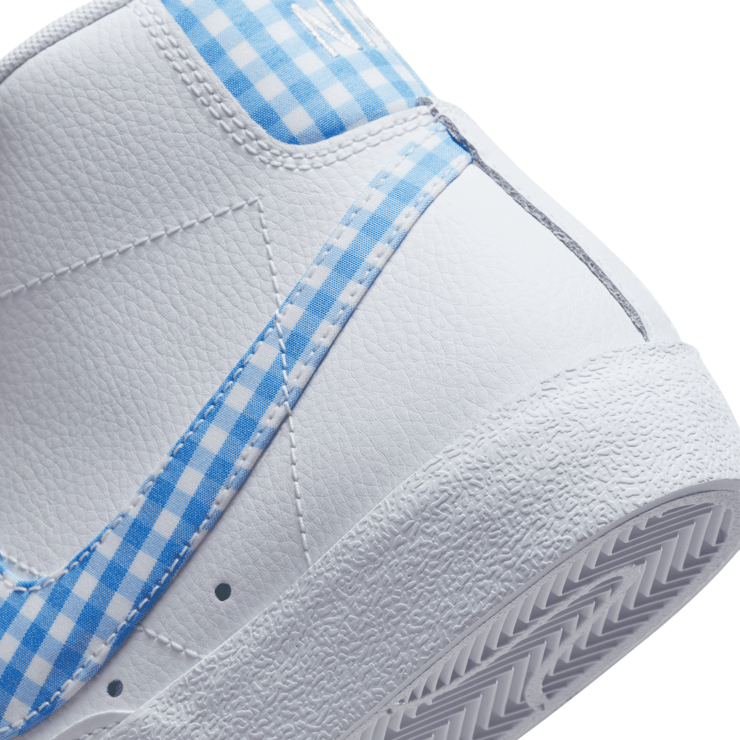 Nike Blazer Mid '77 'University Blue Gingham' (W) Angle 6