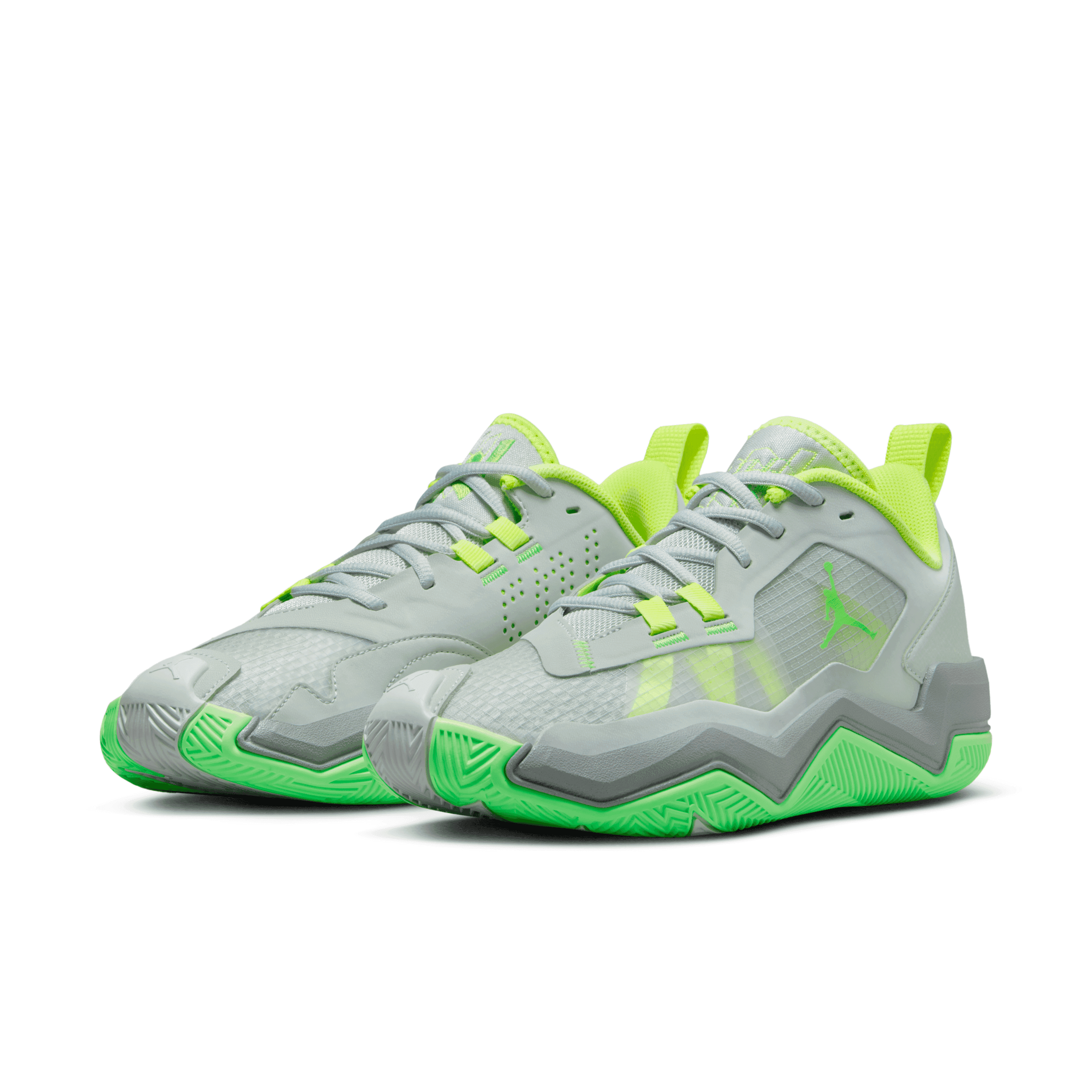 Jordan One Take 4 'Grey Green Strike' Angle 3