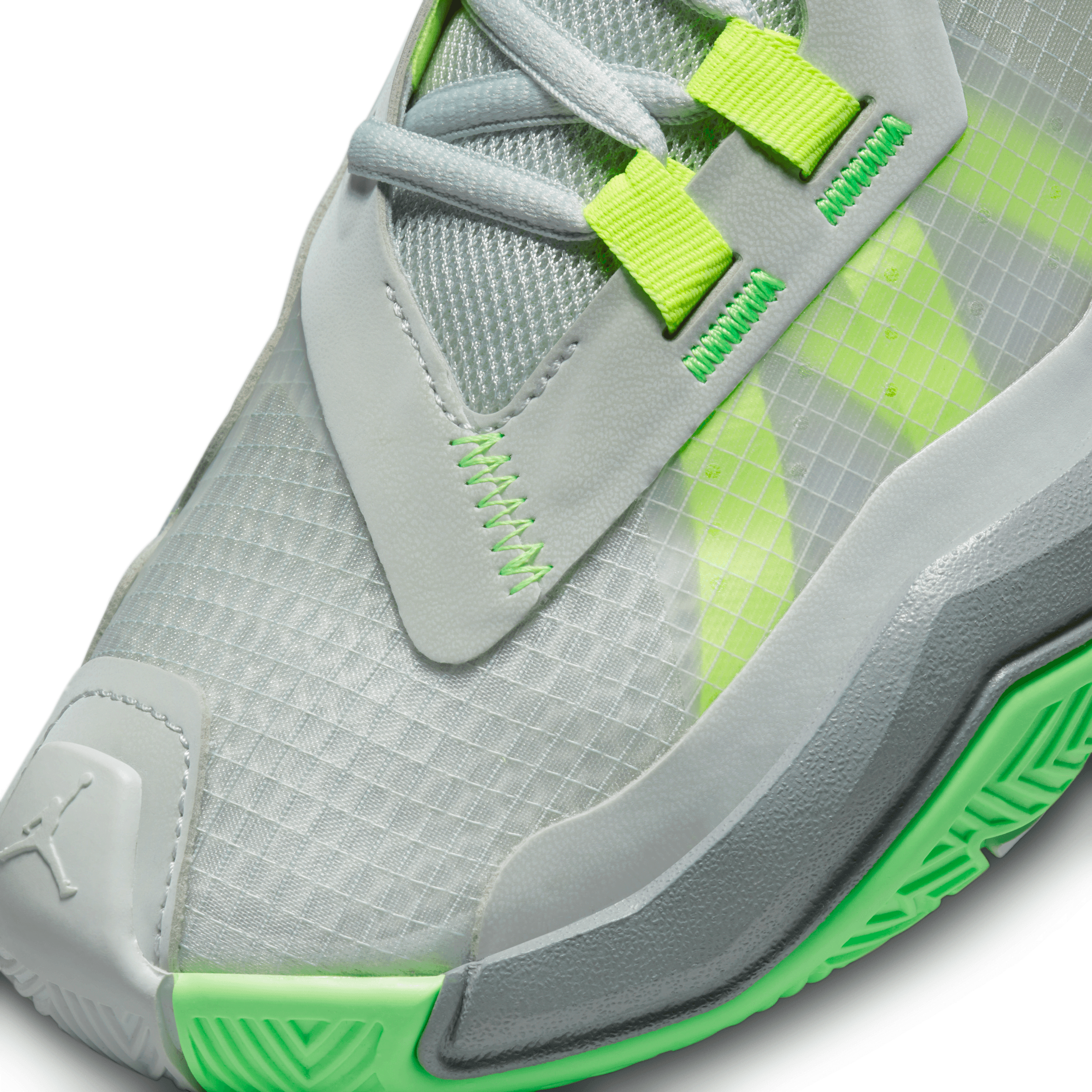 Jordan One Take 4 'Grey Green Strike' Angle 5