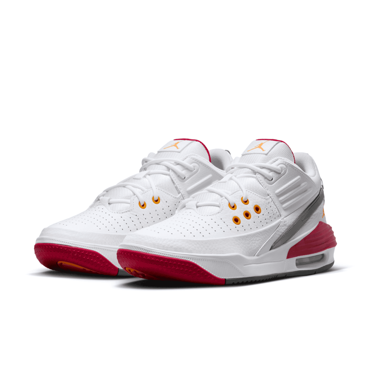 Jordan Max Aura 5 'White Cardinal Red' Angle 3