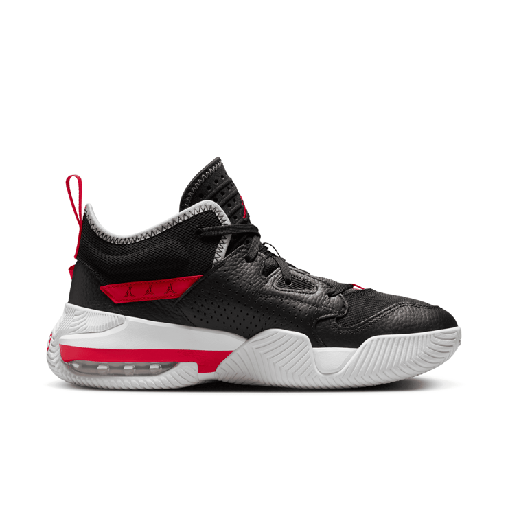 Jordan Stay Loyal 2 'Black University Red' Angle 1