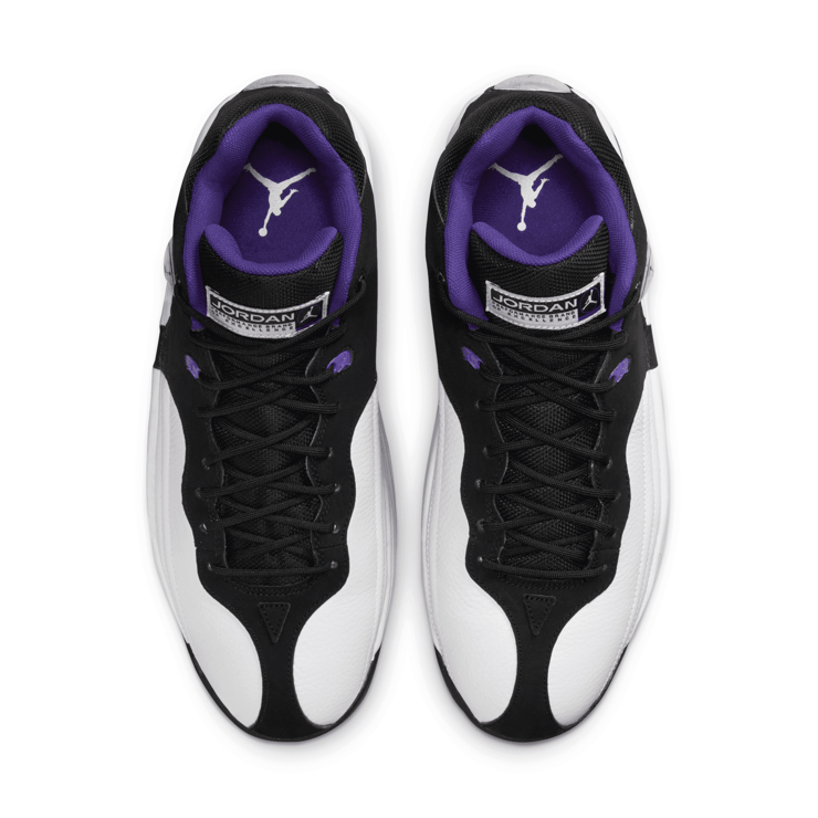 Jordan Jumpman Team 1 'White Black Field Purple' Angle 2