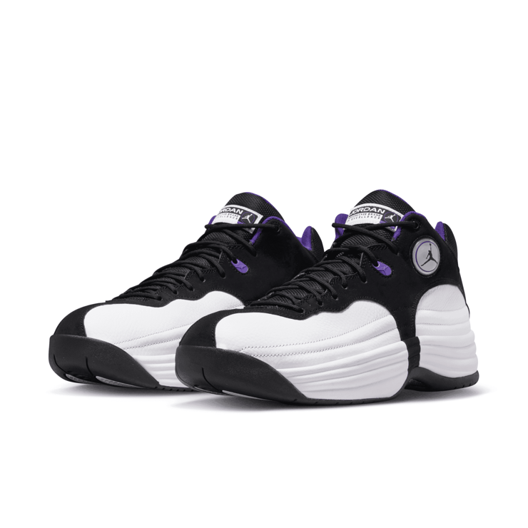 Jordan Jumpman Team 1 'White Black Field Purple' Angle 3