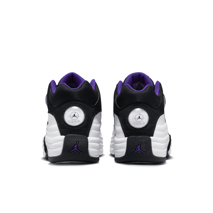 Jordan Jumpman Team 1 'White Black Field Purple' Angle 4