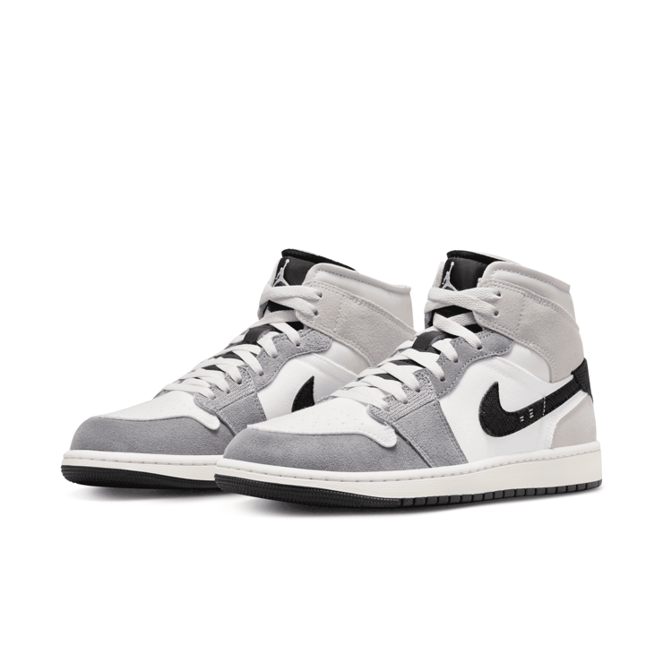 Air Jordan 1 Mid SE Craft 'Inside Out - Cement Grey' Angle 3