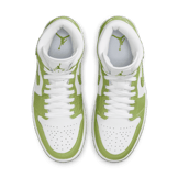 Jordan 1 Mid Green Python (W) Angle 1