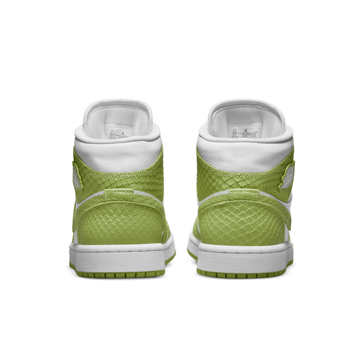 Jordan 1 Mid Green Python (W) Angle 3