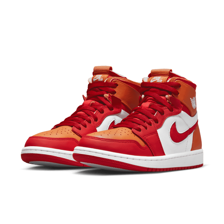 Jordan 1 High Zoom CMFT Fire Red Hot Curry (W) Angle 2