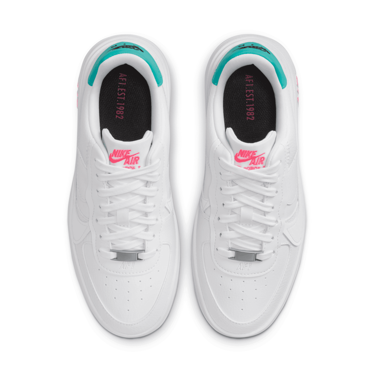 Nike Air Force 1 PLT.AF.ORM 'White Jade Pink' (W) Angle 2