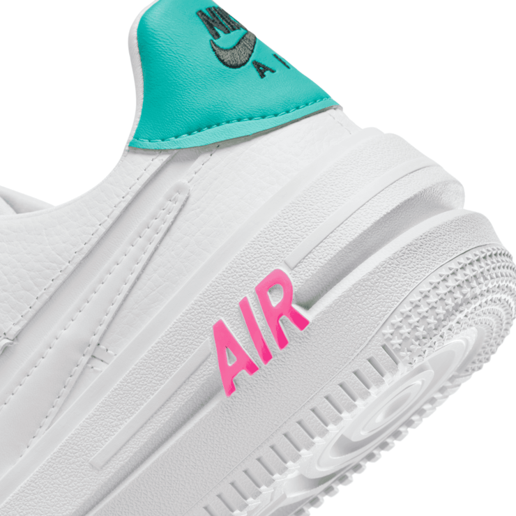 Nike Air Force 1 PLT.AF.ORM 'White Jade Pink' (W) Angle 6