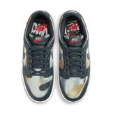 Nike Dunk Low Graffiti Blue Angle 1